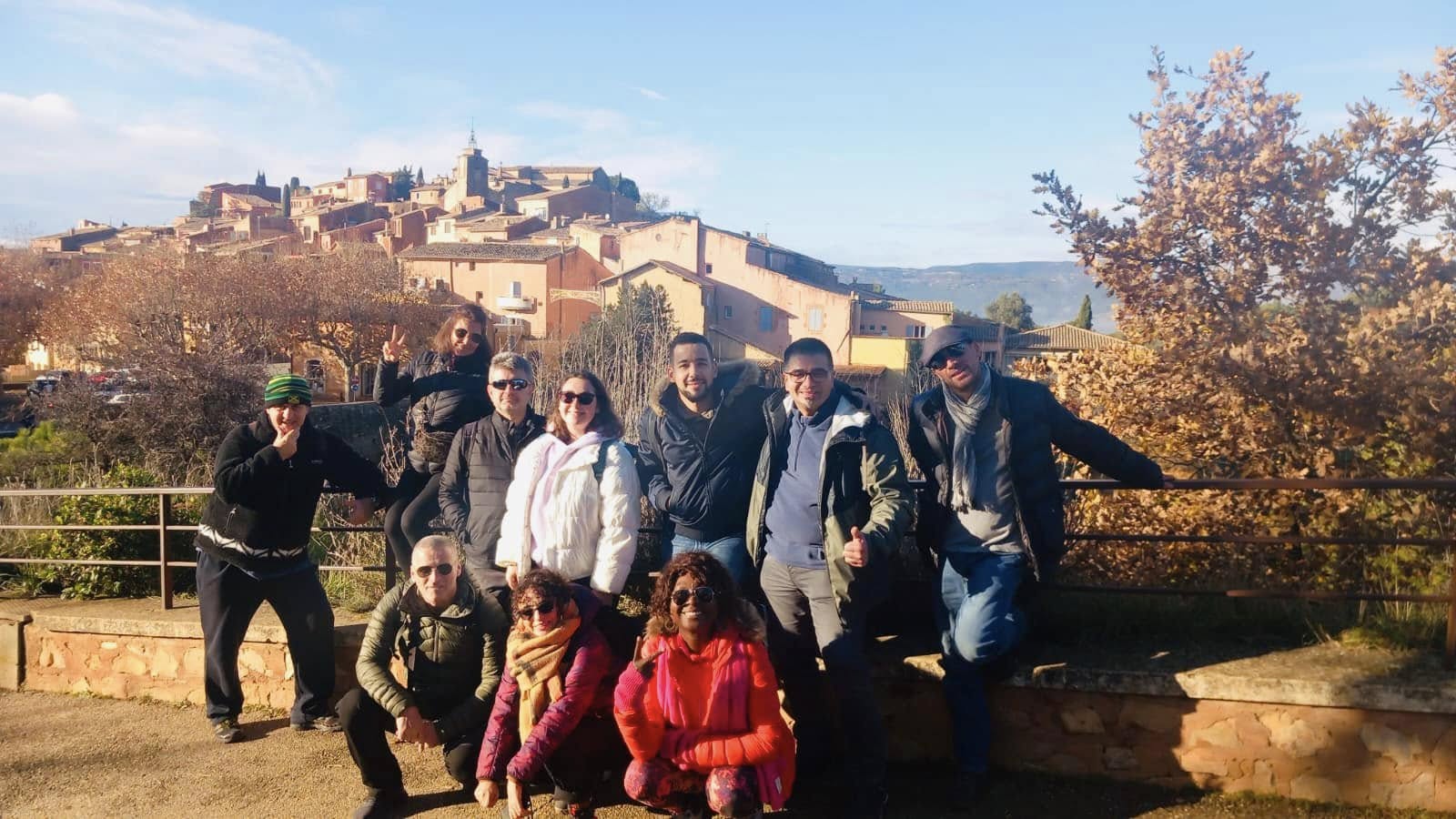 Luberon villages day trip - main landscape